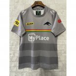 Maglia Penrith Panthers Rugby 2025 Allenamento Grigio