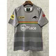 Maglia Penrith Panthers Rugby 2025 Allenamento Grigio