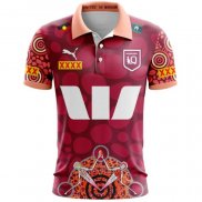 Maglia Polo Queensland Maroons Rugby 2024 Indigeno